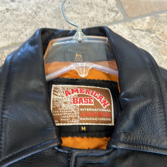 Vintage Leather coat jacket field coat - Picture 4 of 11